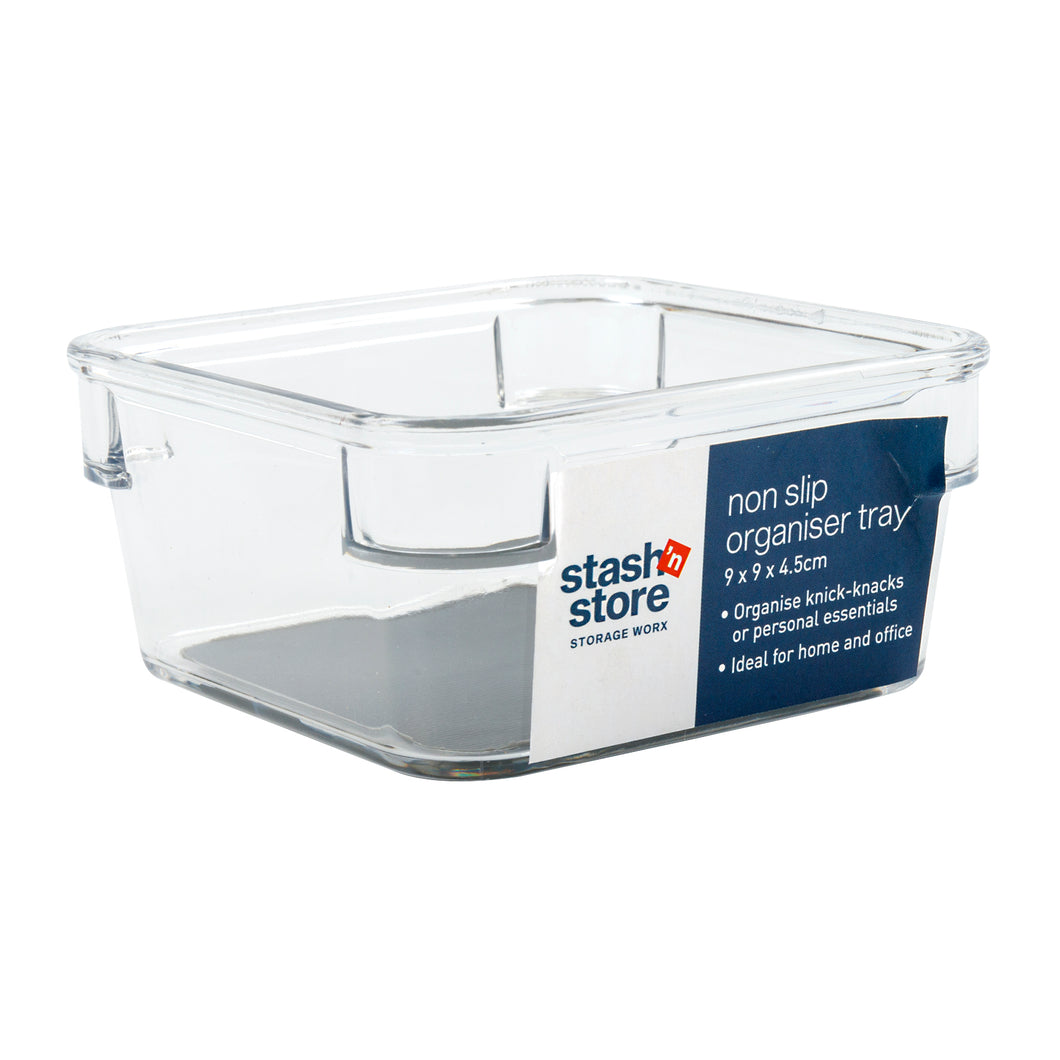 Storage Organiser Desk Tray 9x9x4.5cm 58g PET TPR