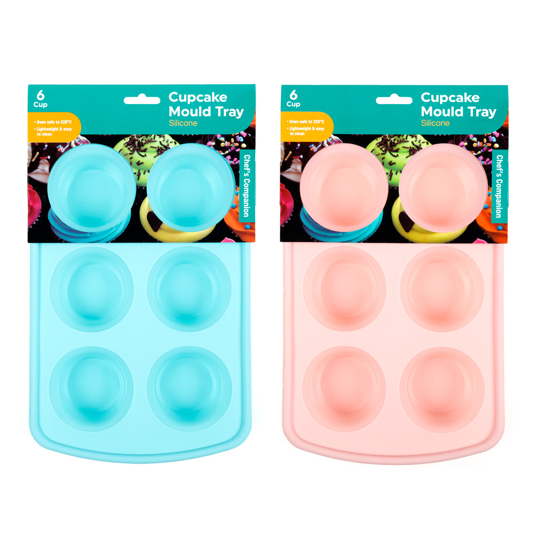 Silicone Style Cupcake Mould w Wire Rack 28.5x18x3.5cm 210gr