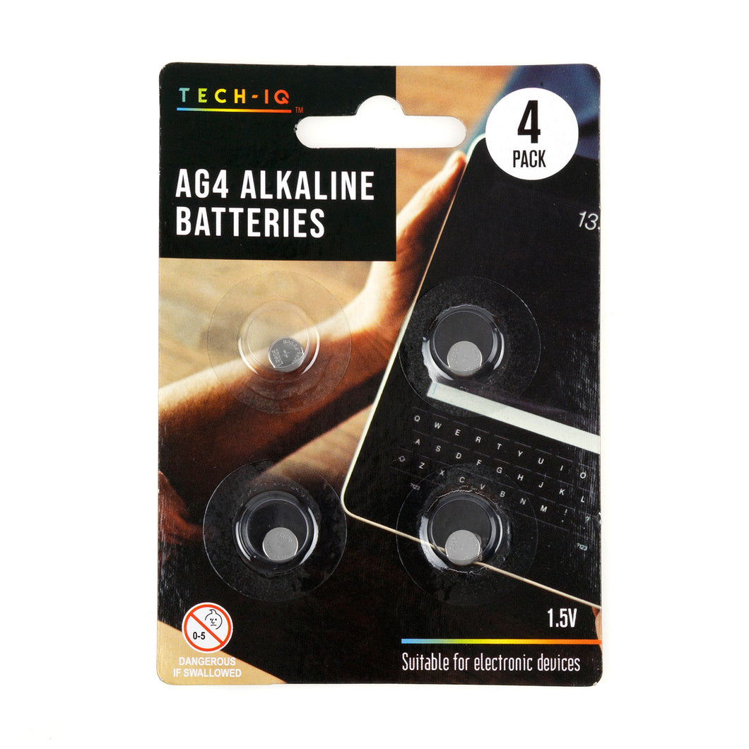 Batteries Alkaline AG4 4pk