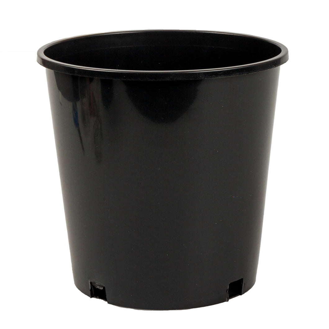 Growers Pot Black 22.5cm Dia 21.5cm High