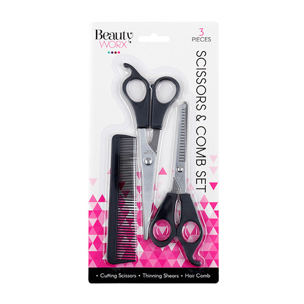 Scissors & Comb Set 3pc