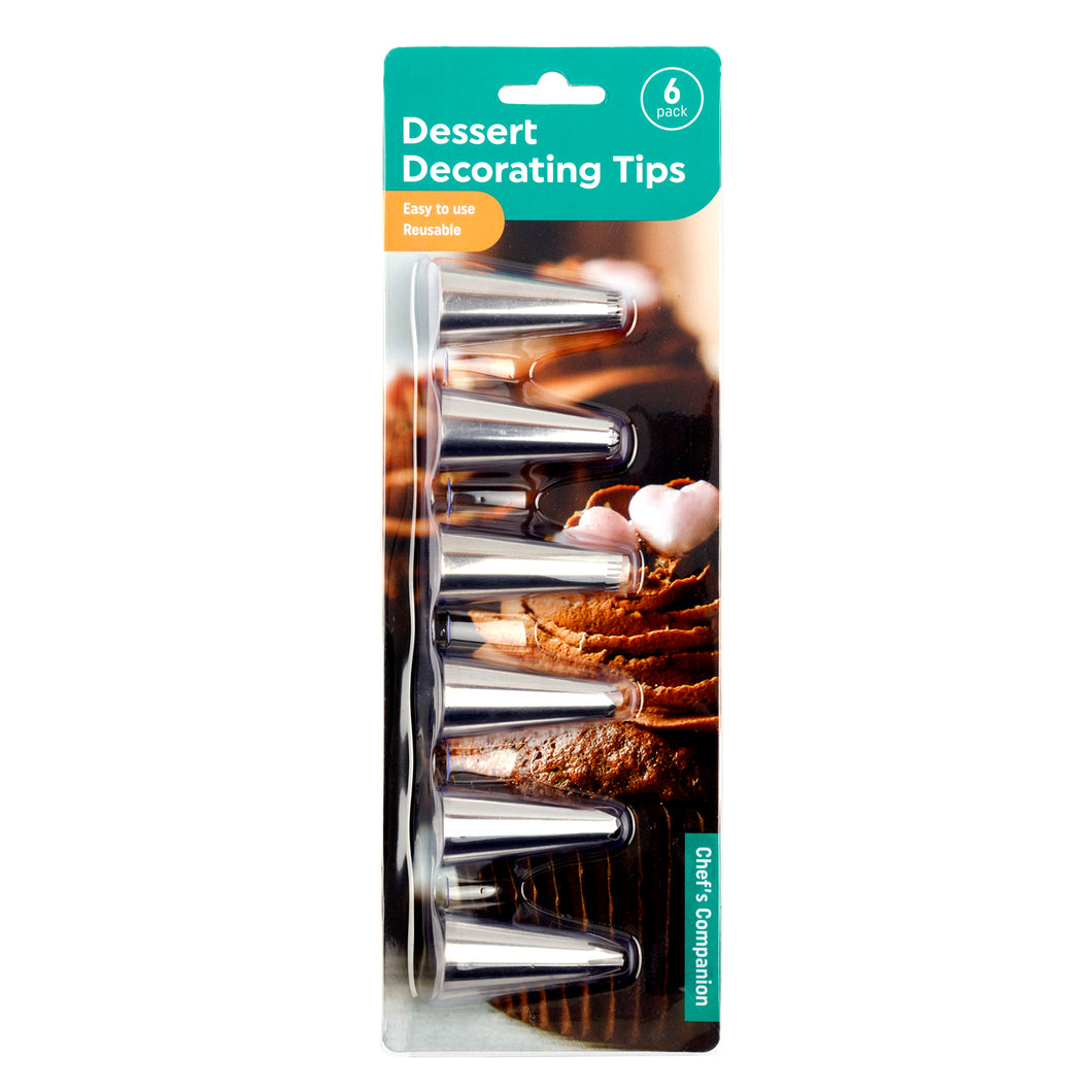 Dessert Decorating Tips 6pk
