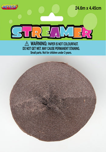 CREPE STREAMER - METALLIC ROSE GOLD Supplier: Meteor Party
