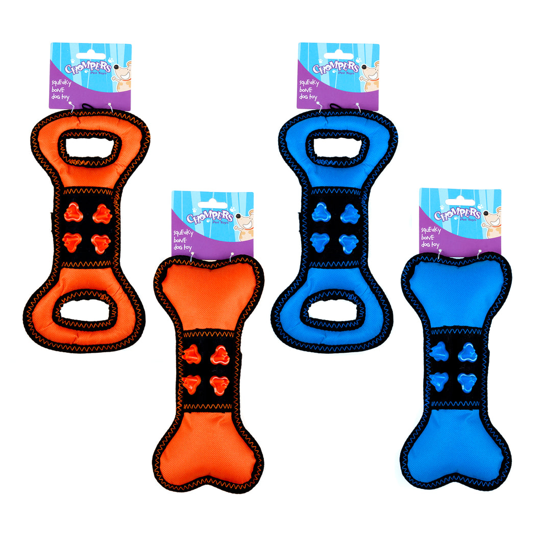 Dog Toy Bone Shape L23cm 4 Asstd