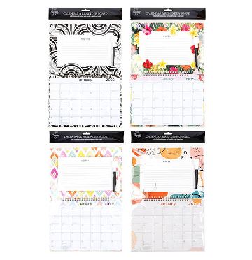 Calendar Reminder Board Large 4 Asstd