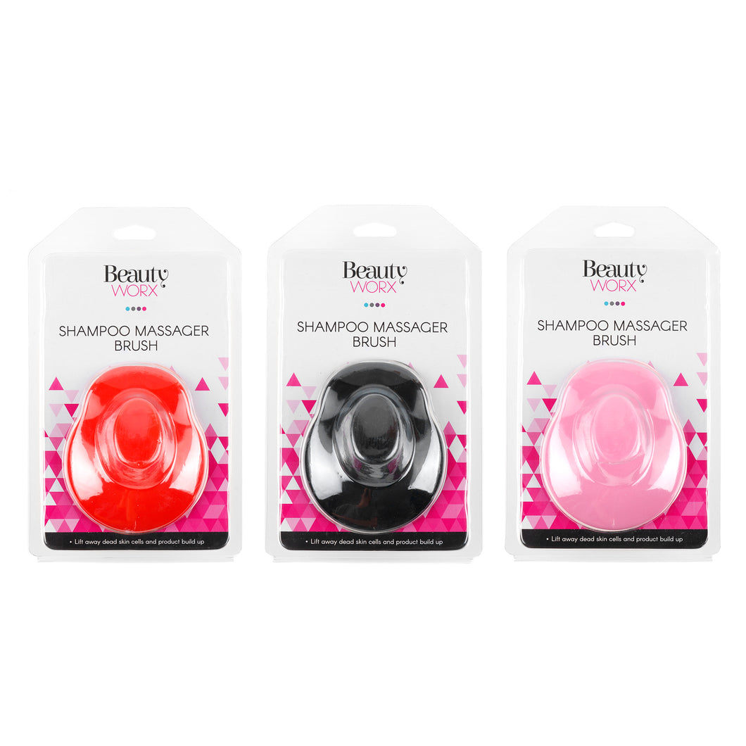 Shampoo Brush 3 Asst 9.5x8x7cm 91gr 3 Asst Cols
