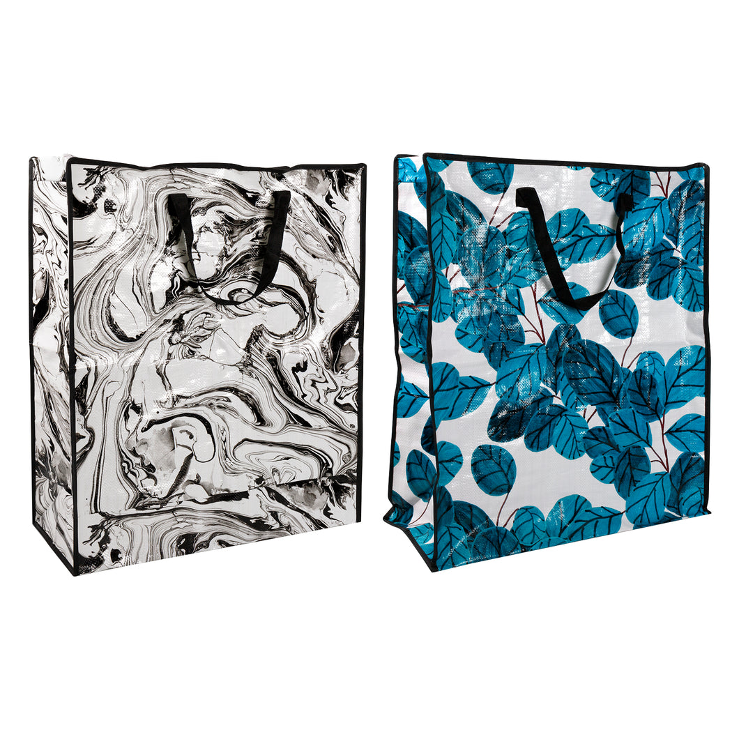 Storage Bag PP Printed Large 2 Asstd 55x64x26cm 110gsm
