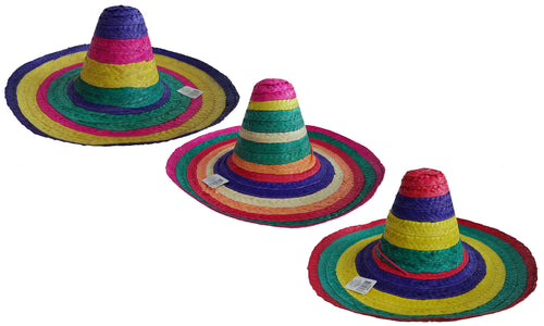 SOMBRERO MULTI COLOUR - ADULT Supplier: Meteor Party