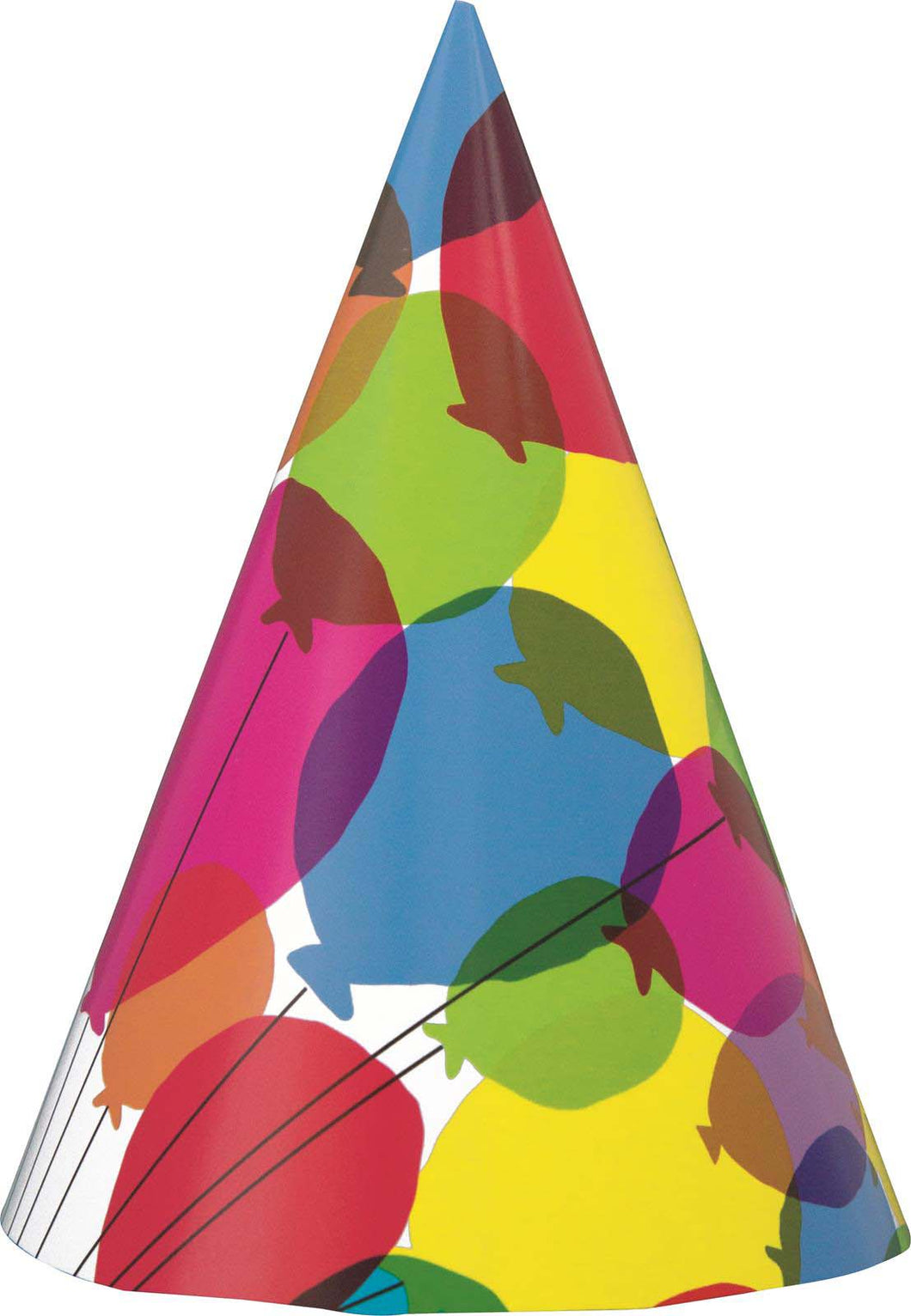 BLNS & RAINBOW 8 PARTY HATS