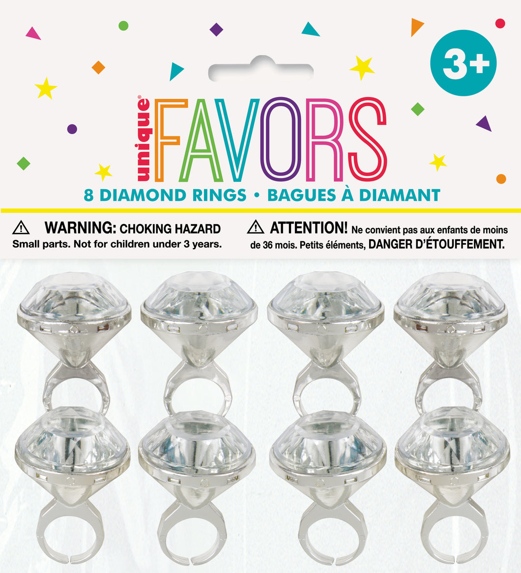 8 DIAMOND RINGS