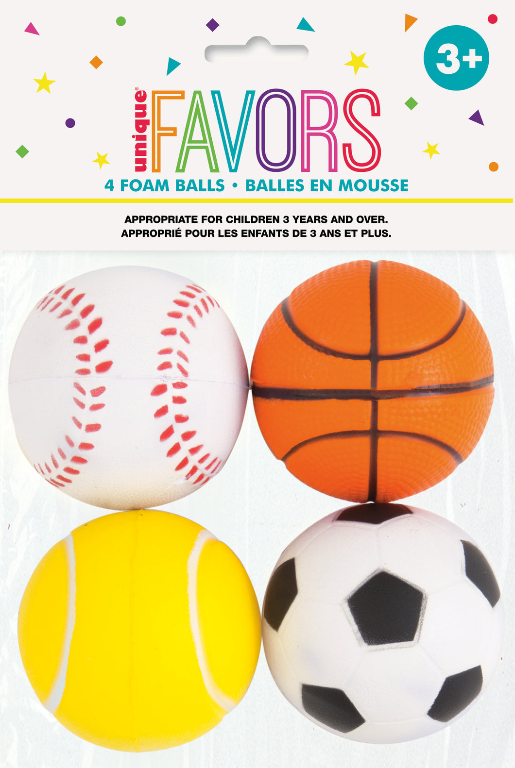 4 FOAM BALLS