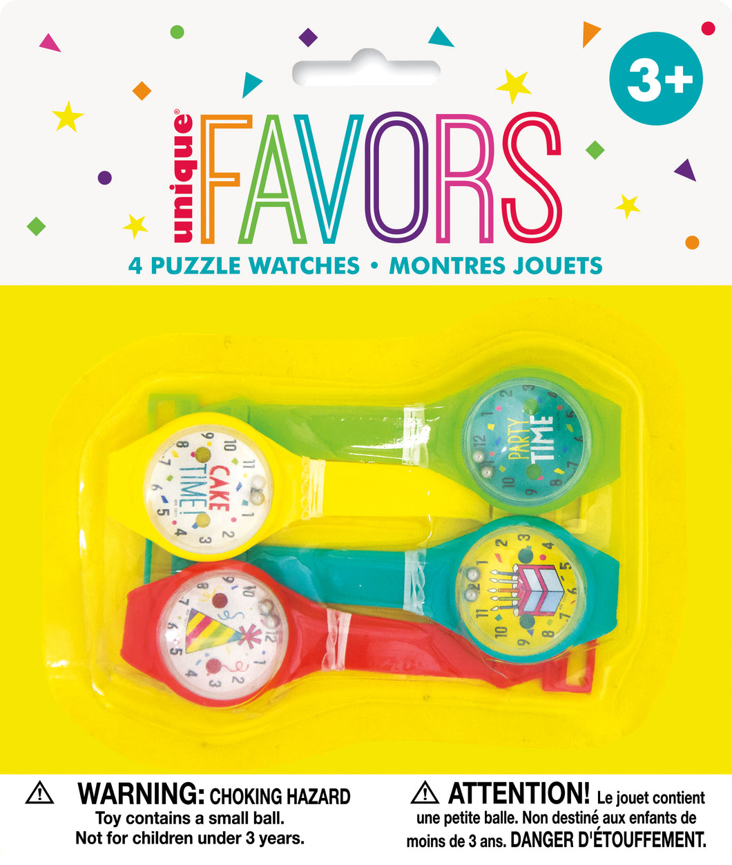 4 PUZZLE WATCHES