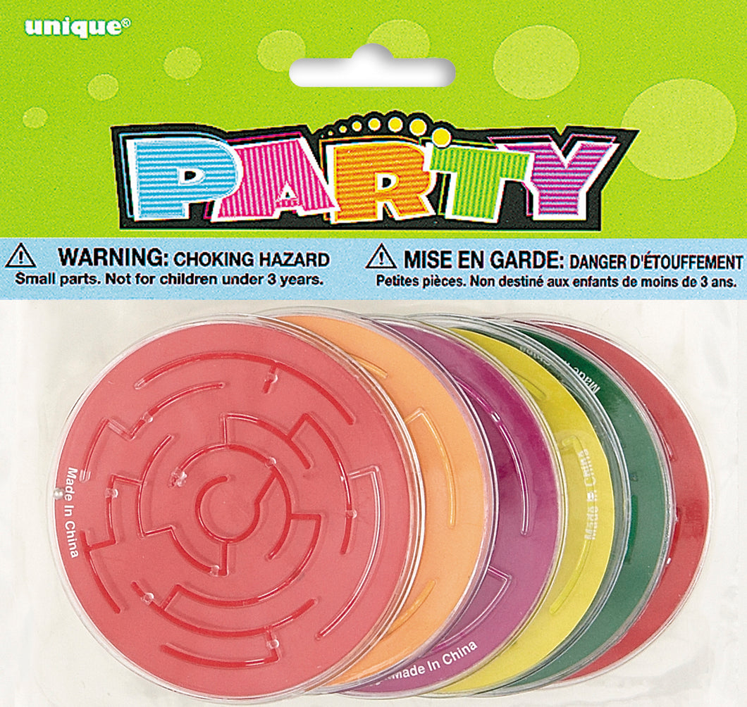 6 MAZE PUZZLES
