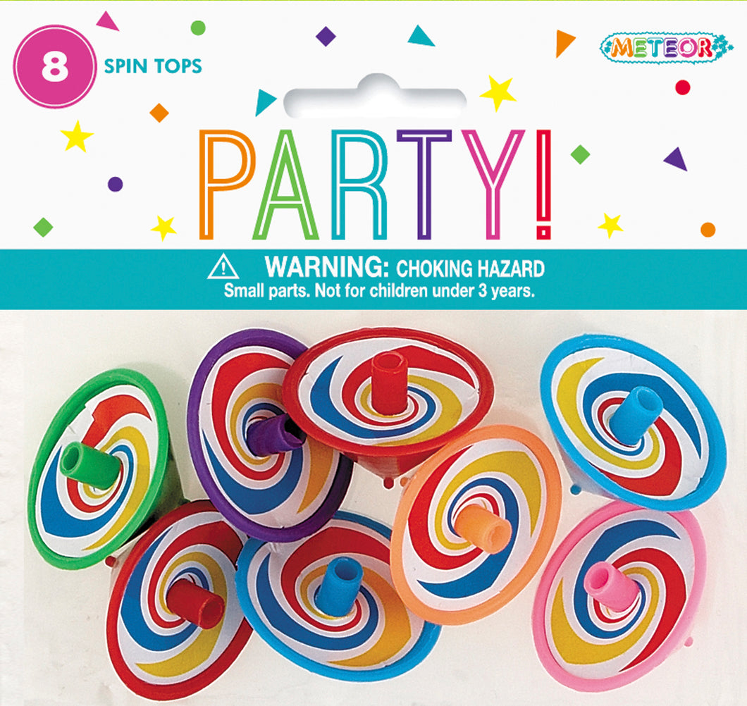 8 Spin Tops