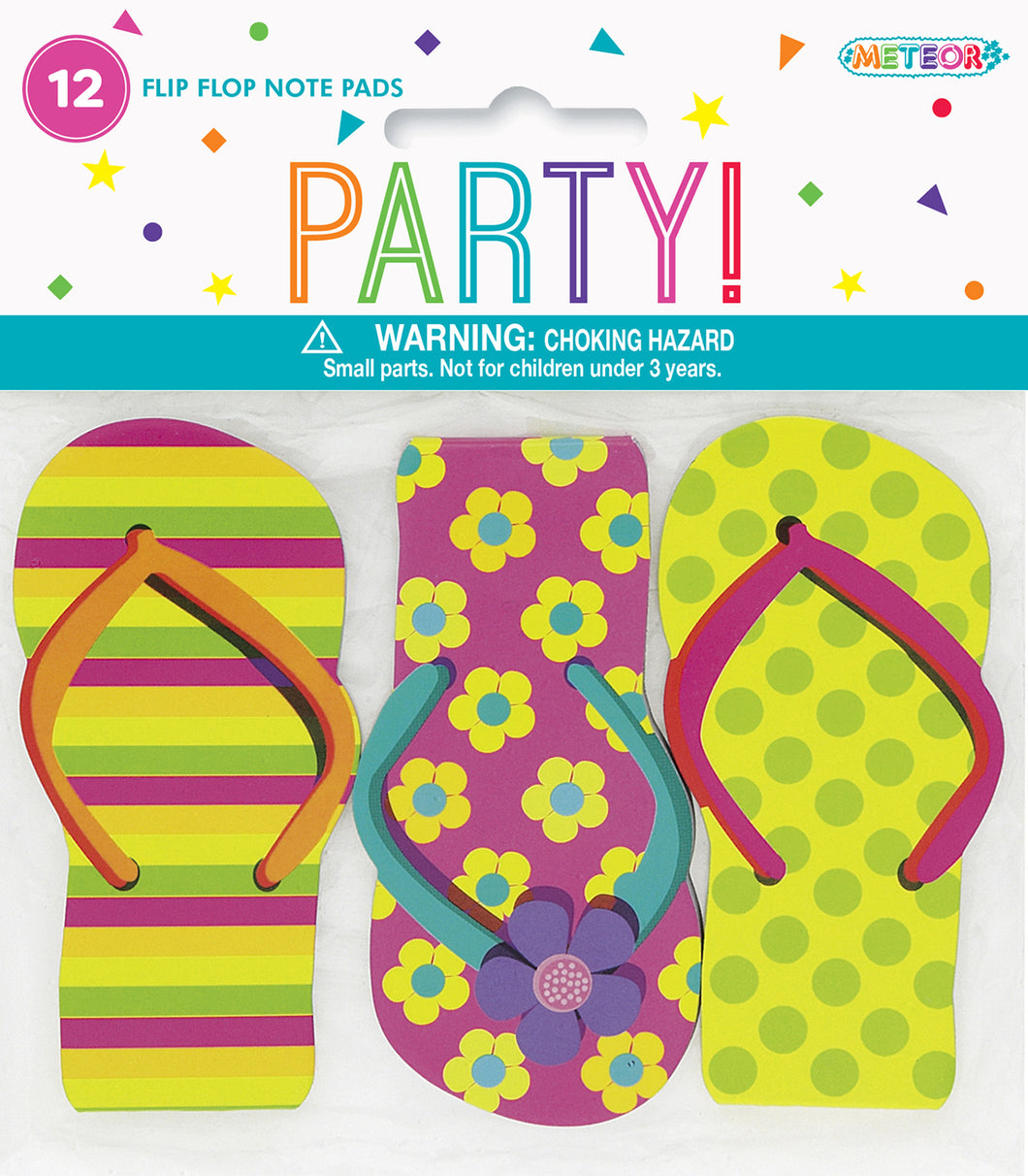 12 Flip Flop Thongs Note Pad