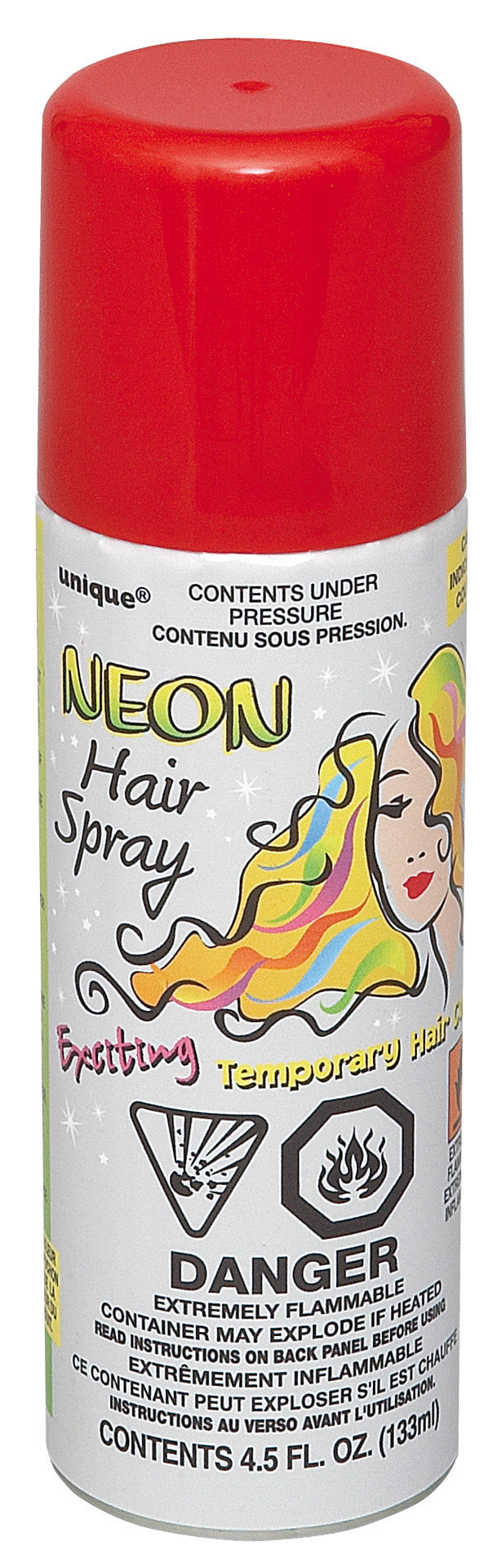 HAIR SPRAY - NEON RED Supplier: Meteor Party