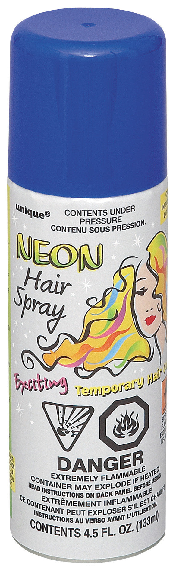 HAIR SPRAY - NEON BLUE Supplier: Meteor Party