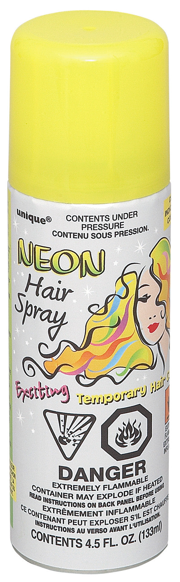 HAIR SPRAY - NEON YELLOW Supplier: Meteor Party