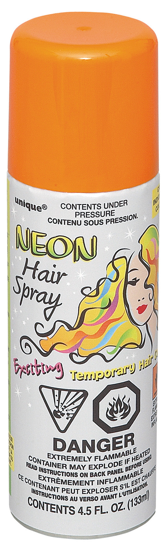 HAIR SPRAY - NEON ORANGE Supplier: Meteor Party