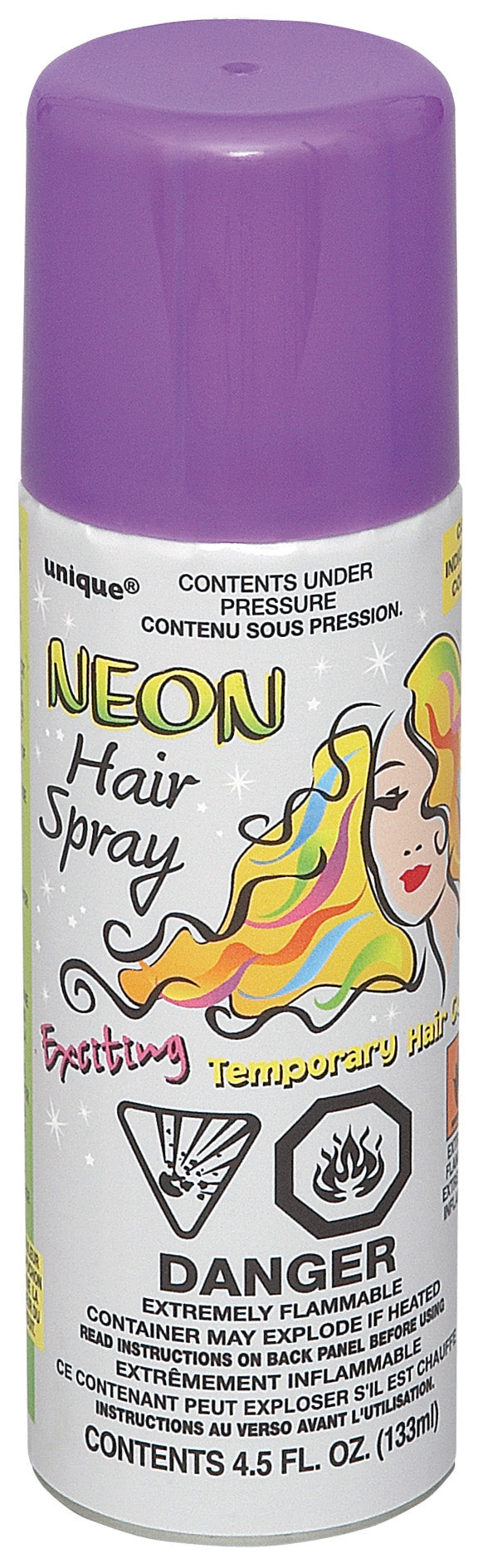HAIR SPRAY - NEON PURPLE Supplier: Meteor Party