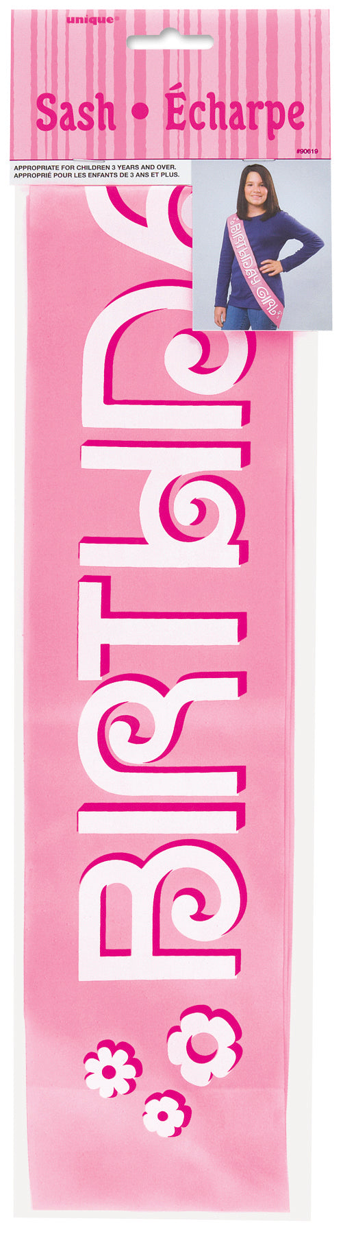 BIRTHDAY GIRL SATIN SASH