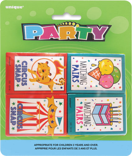 4 CARD GAMES Supplier: Meteor Party