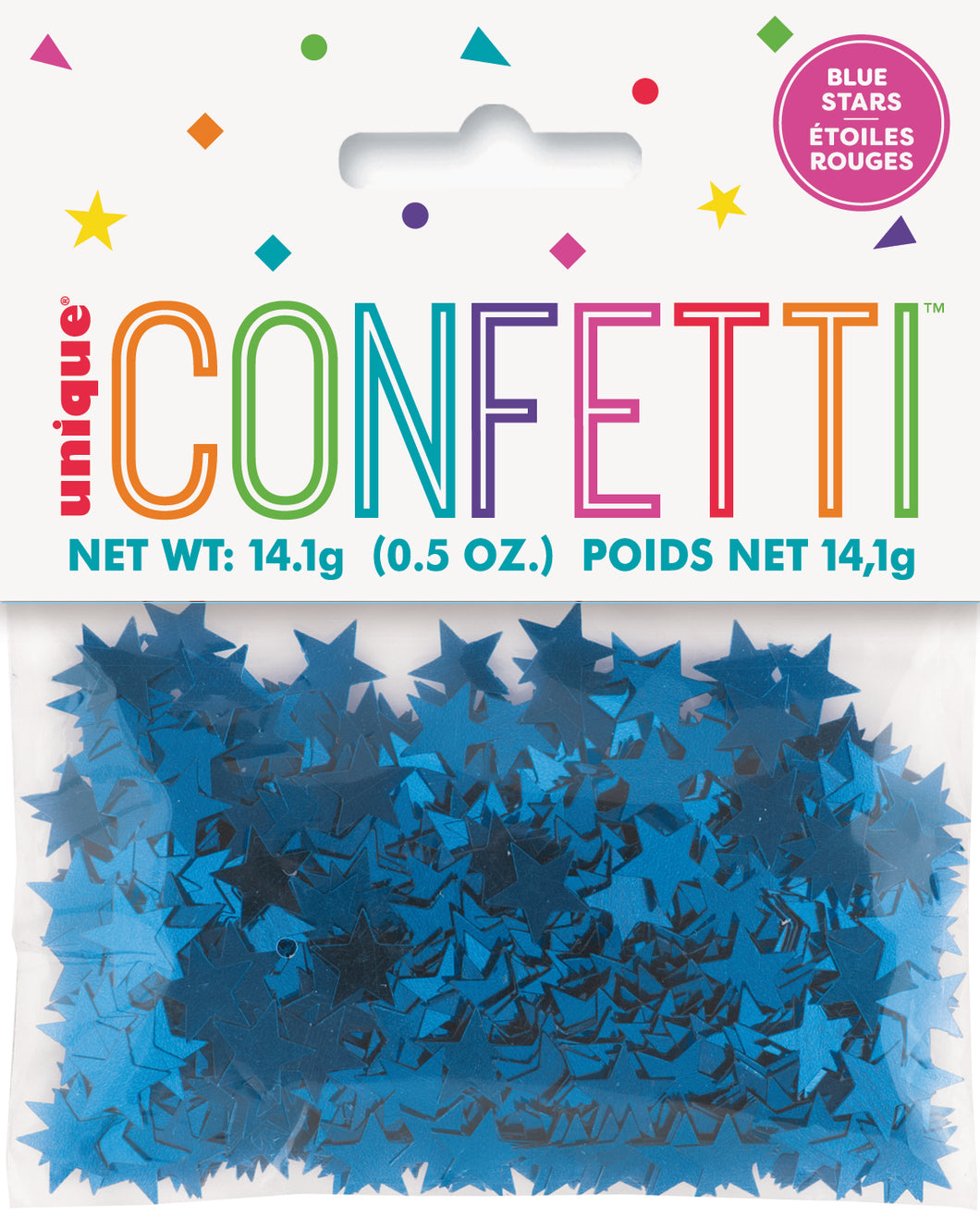 BLUE STARS CONFETTI .5oz