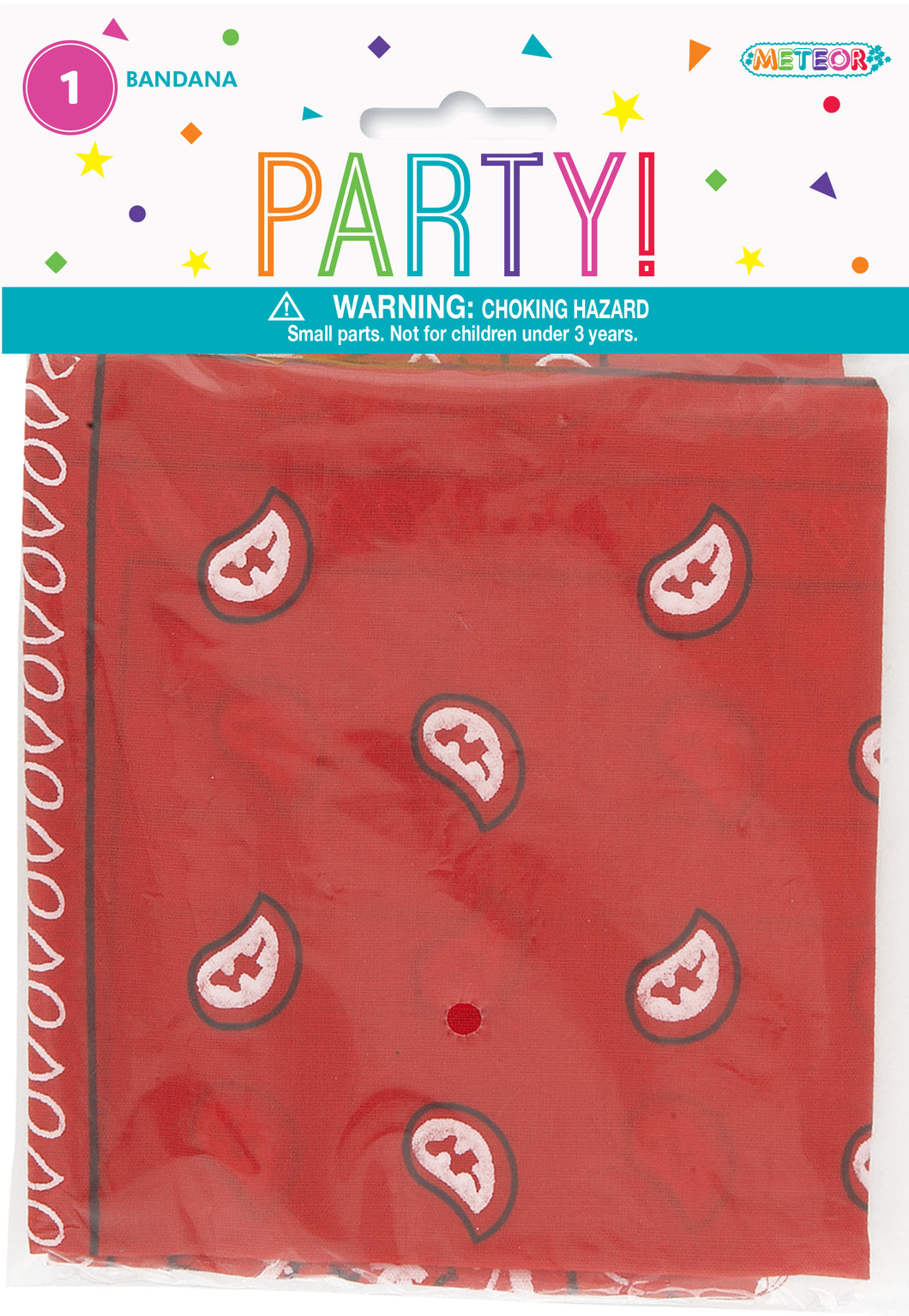 BANDANNA - PAISLEY - RED
