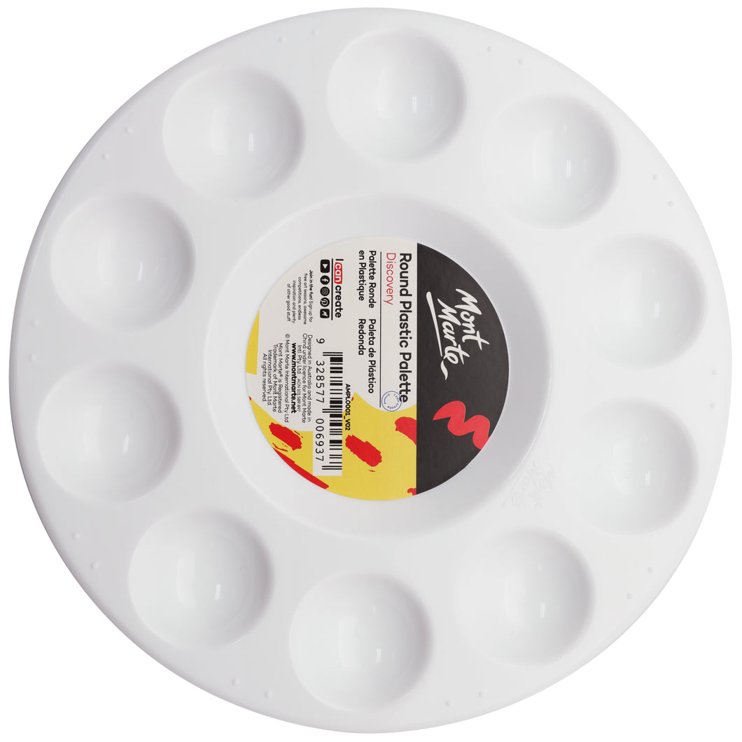 Monte Marte Round Plastic Palette 17cm