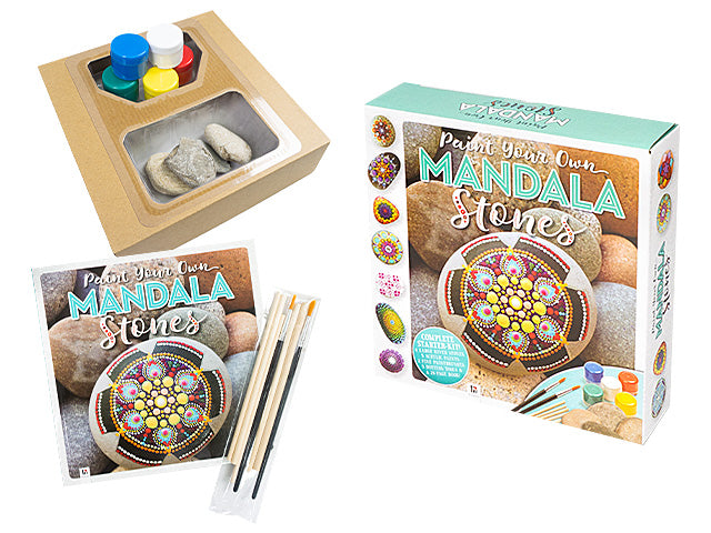 PAINT YOUR OWN MANDALA STONE