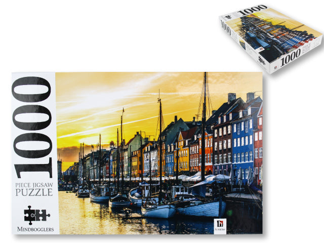 MINDBOG.1000PCS PUZZLE NYHAVN