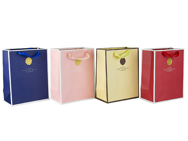 WAX SEAL COLOUR GIFT BAGS (Medium, Large or X-Large)