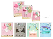 Load image into Gallery viewer, Happy Birthday COLOUR GIFT BAGS (Medium, Large or X-Large)
