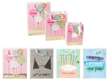 Load image into Gallery viewer, Happy Birthday COLOUR GIFT BAGS (Medium, Large or X-Large)
