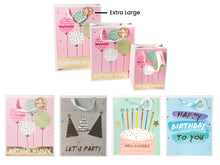 Load image into Gallery viewer, Happy Birthday COLOUR GIFT BAGS (Medium, Large or X-Large)
