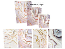 Load image into Gallery viewer, MARBLE GIFT BAG WITH GLITTER (Medium, Large or X-Large)

