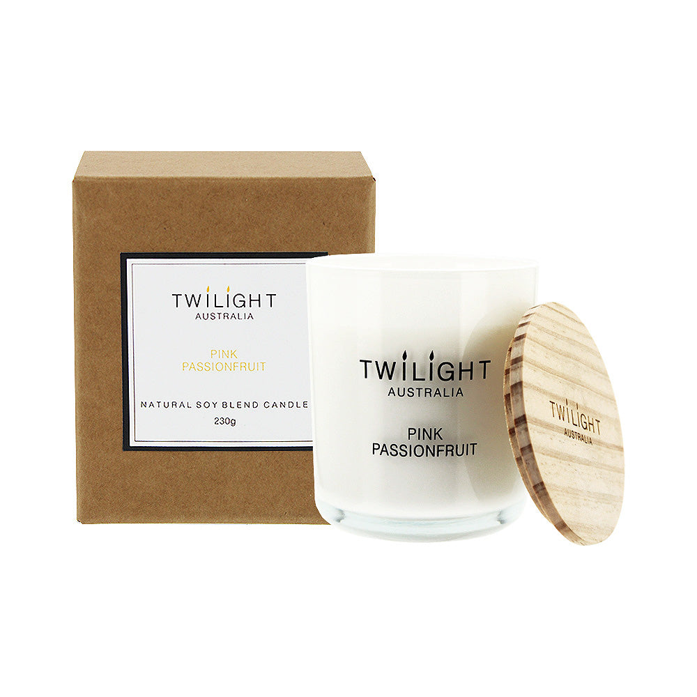 Twilight Candle Jar SOY 230g Pink Passionfruit