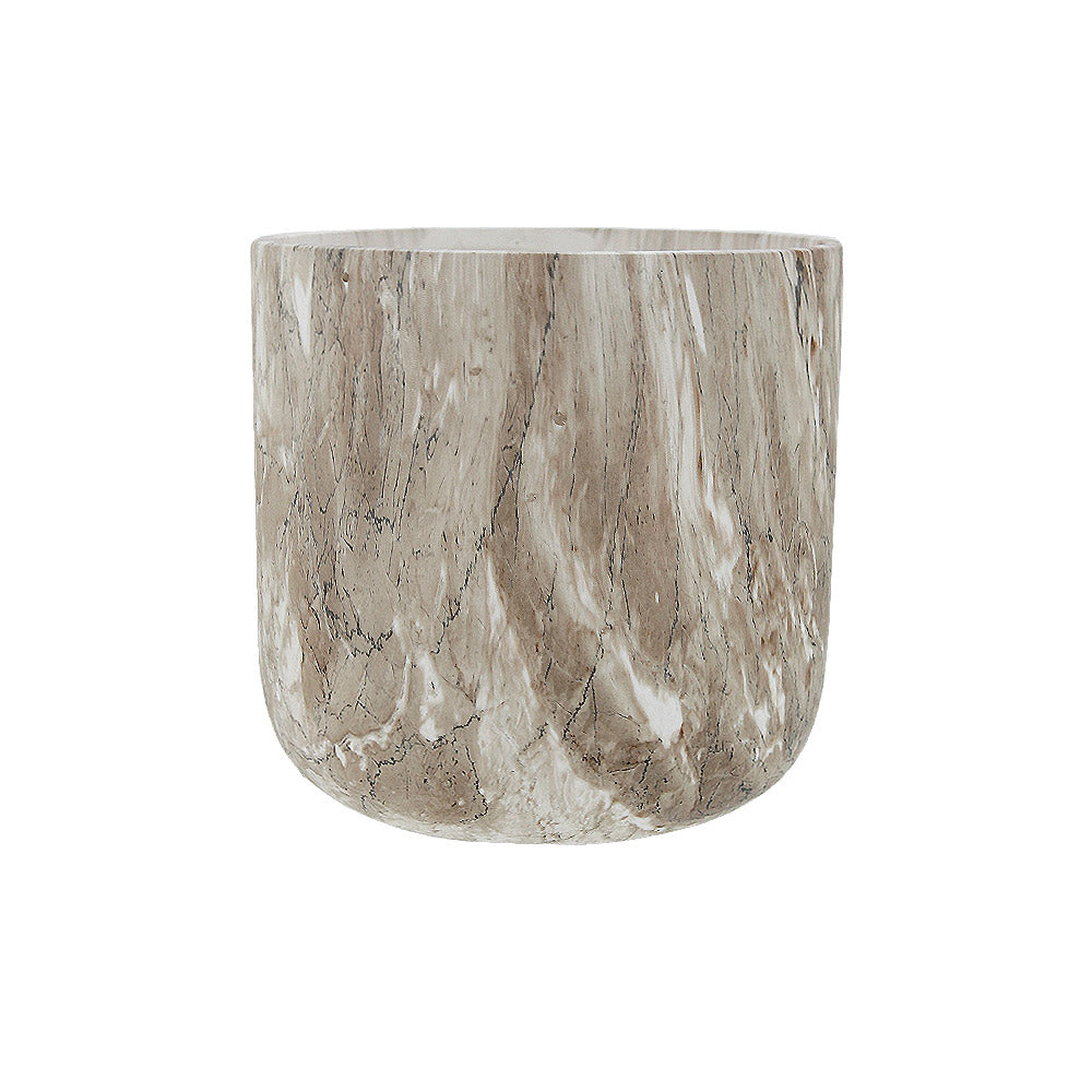 Pot Marble Look 20x20x19.2cm