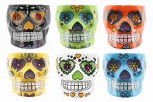 Load image into Gallery viewer, Flower Pot Skull Various Colours and Sizes
