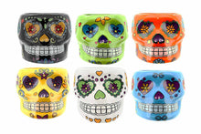 Load image into Gallery viewer, Flower Pot Skull Various Colours and Sizes
