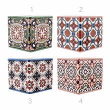 Load image into Gallery viewer, Pot Flower Square w/Pattern 13.5x12.5cm
