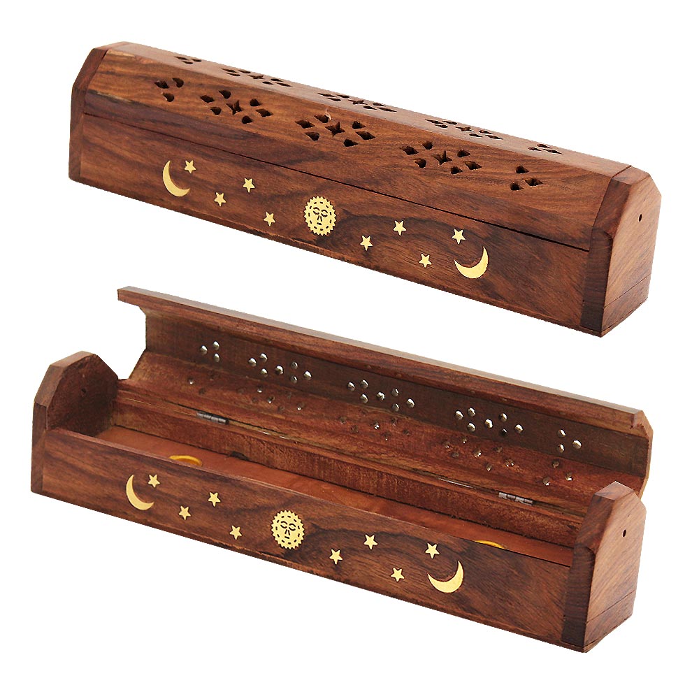 Boxed Incense Holders - Sun & Moon