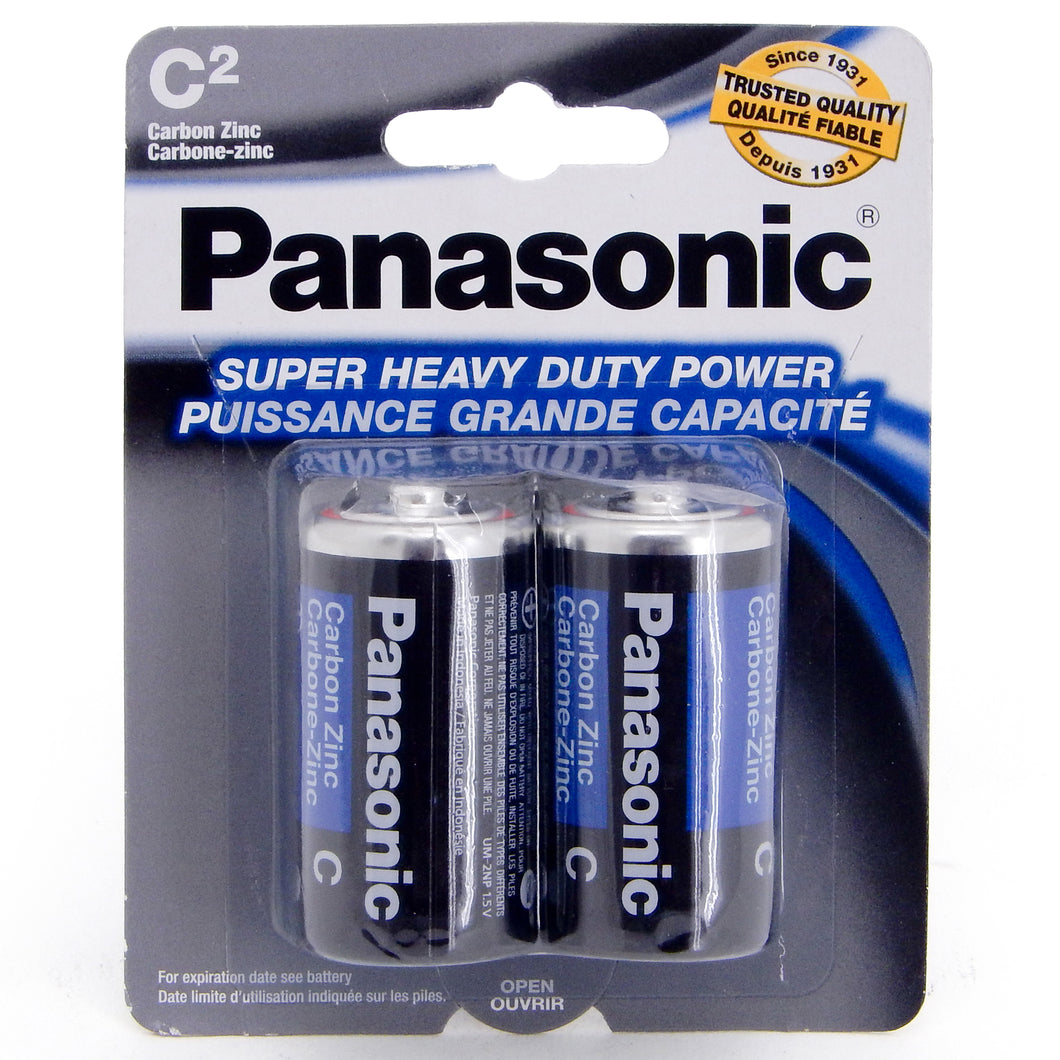 Panasonic Batteries C 2 Pk