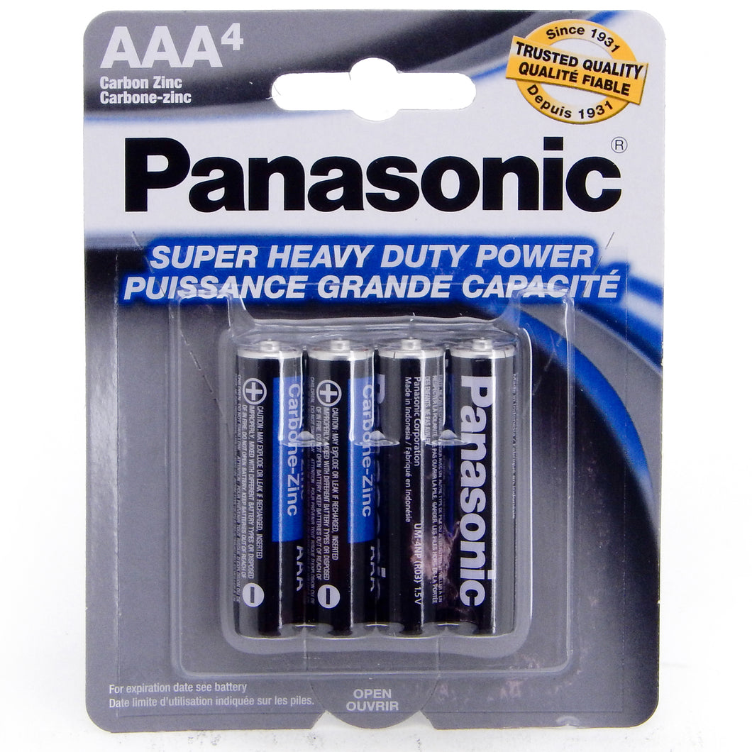 Panasonic Batteries AAA 4 Pk