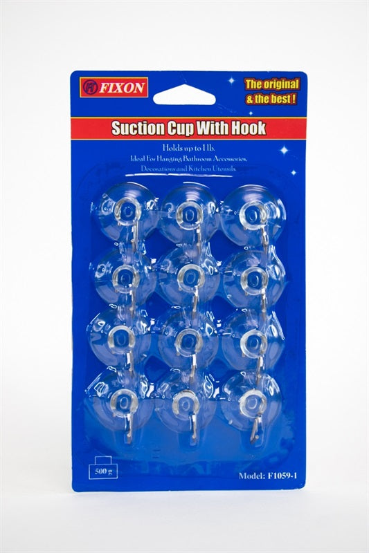 Suction Metal Hook 30mm Cd/12