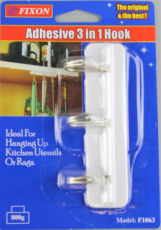 Adhesive 3 in 1 Hook