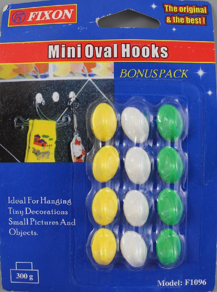 Mini Oval Hooks Cd/12