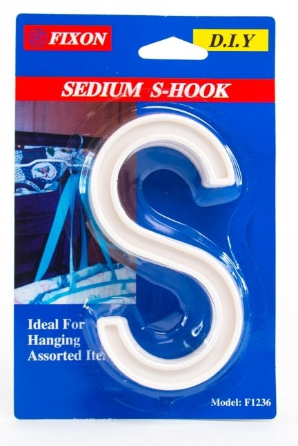 S Shape - Hook Medium Pk/3