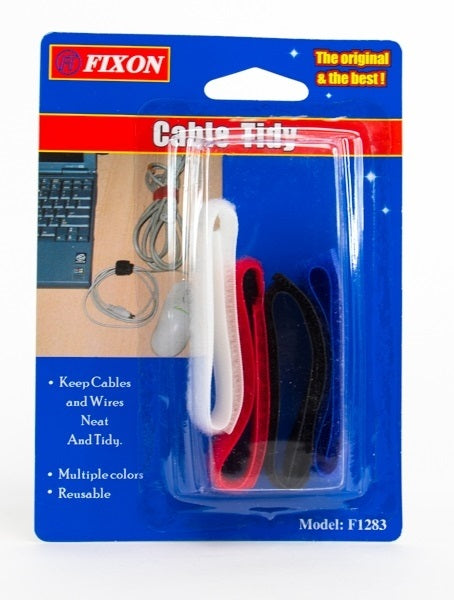 Cable Tidy Velcro Cd/4