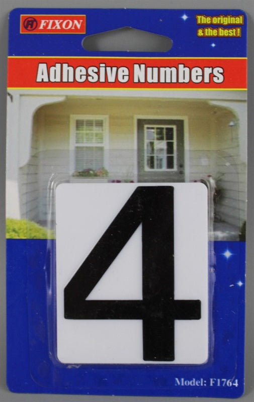 Number '4' B/W